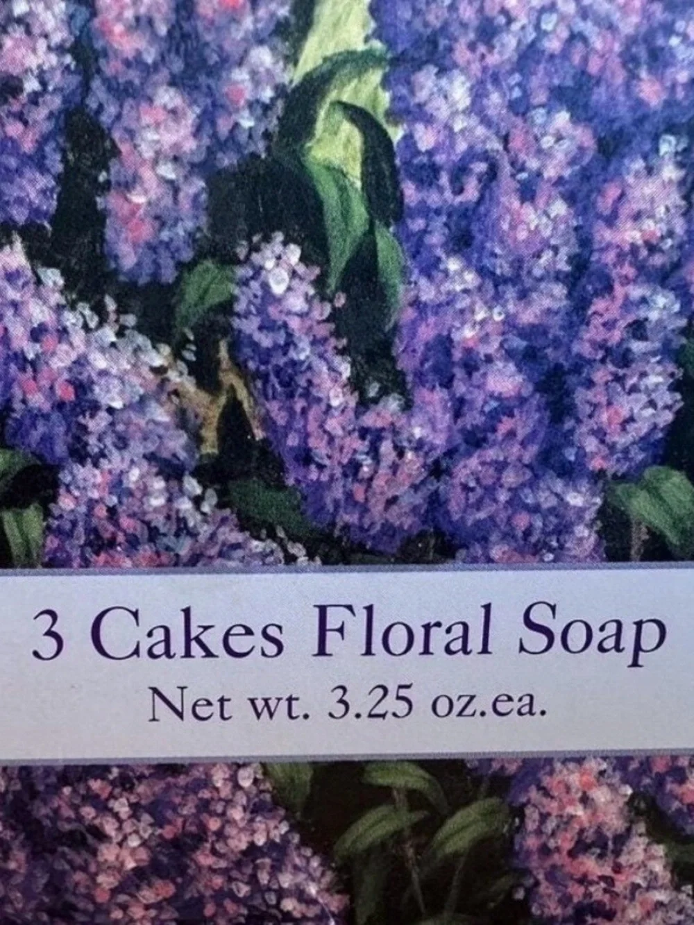 Caswell-Massey Lilac Floral Soap - set of 3 bars - Vintage and Discontinued